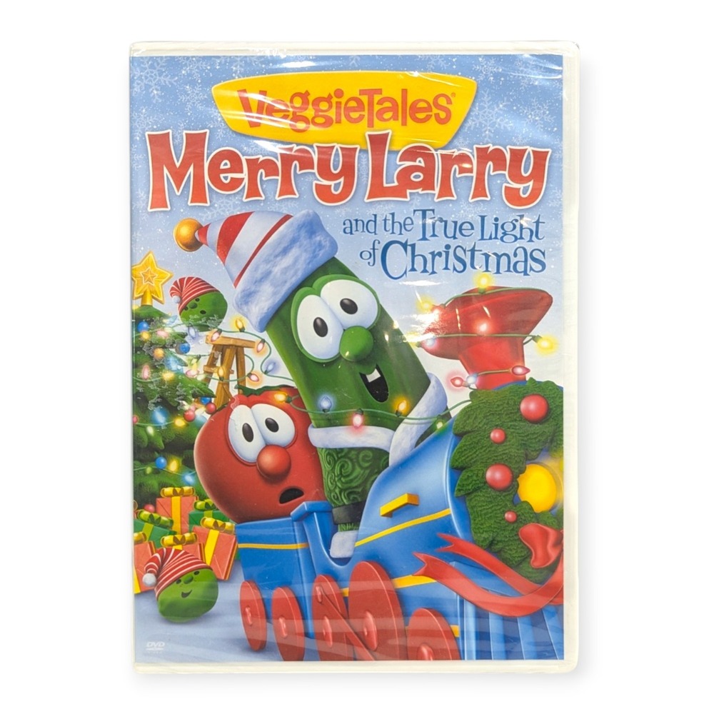 VeggieTales Merry Larry and the True Light of Christmas DVD Si Robertson NEW